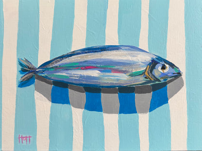 Blue & white stripes